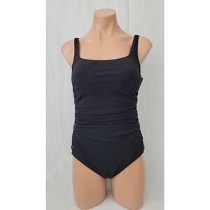 PROFILE BY GOTTEX BLACK MOTTO ONE PIECE SWIMSUIT